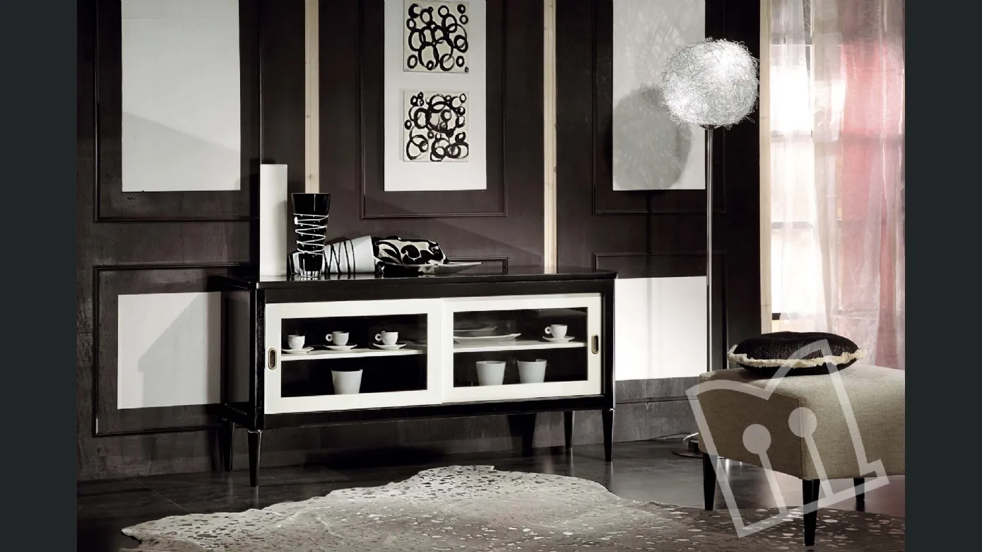 Credenza 2 ante scorrevoli – Vetri lisci