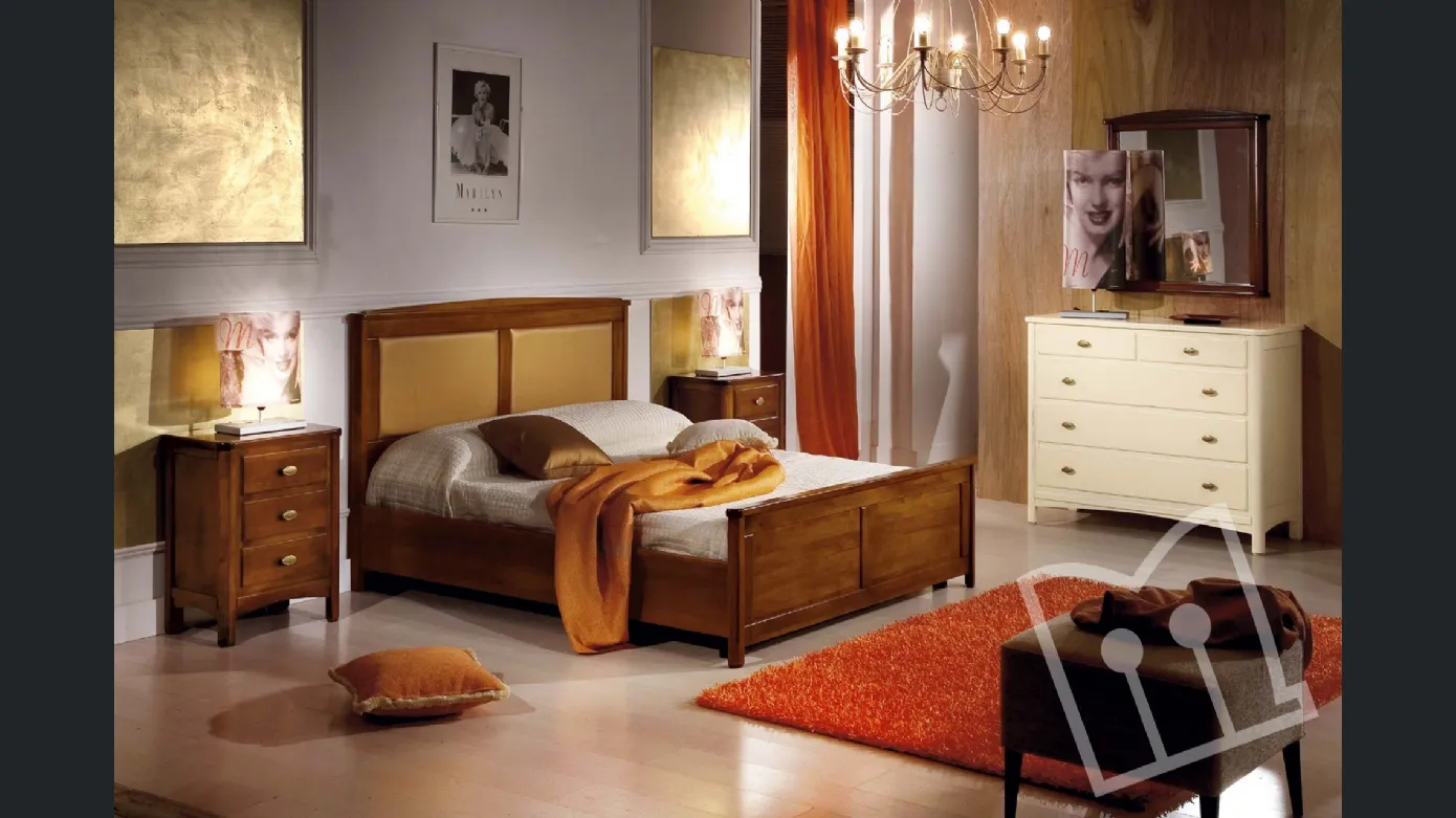 Letto 2 piazze – Pediera alta