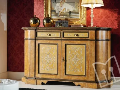 Credenza con segreti 2 porte 2 cassetti