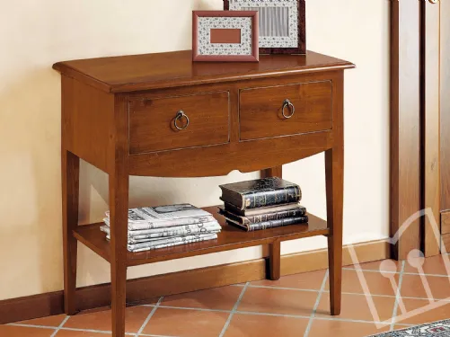 Porta TV Furinno Claude Stile Mid-Century - Con Gambe In Legno Di Pino, 2 Ante, Colore Espresso