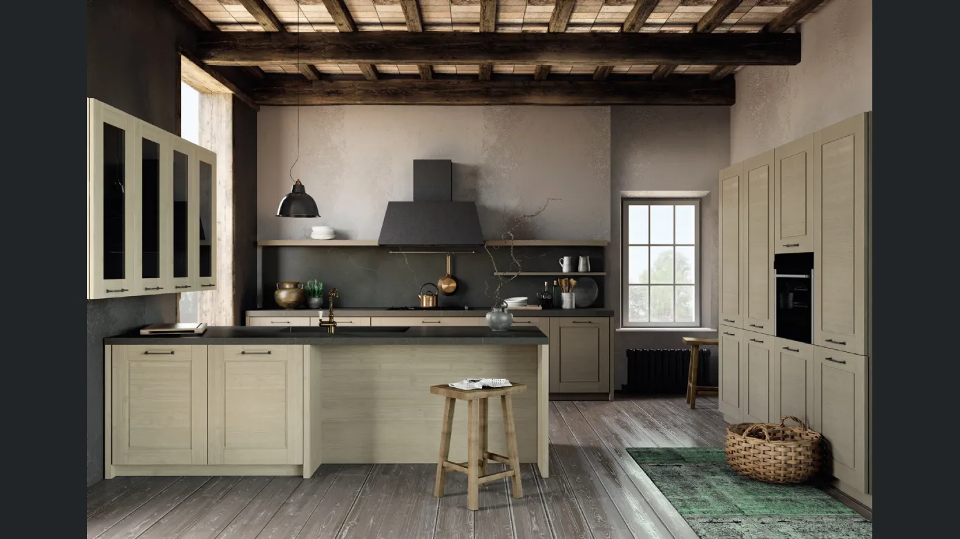 Cucina in legno Cottage di F.lli Mirandola