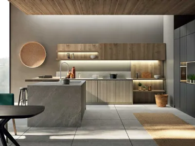 cucina di design in legno