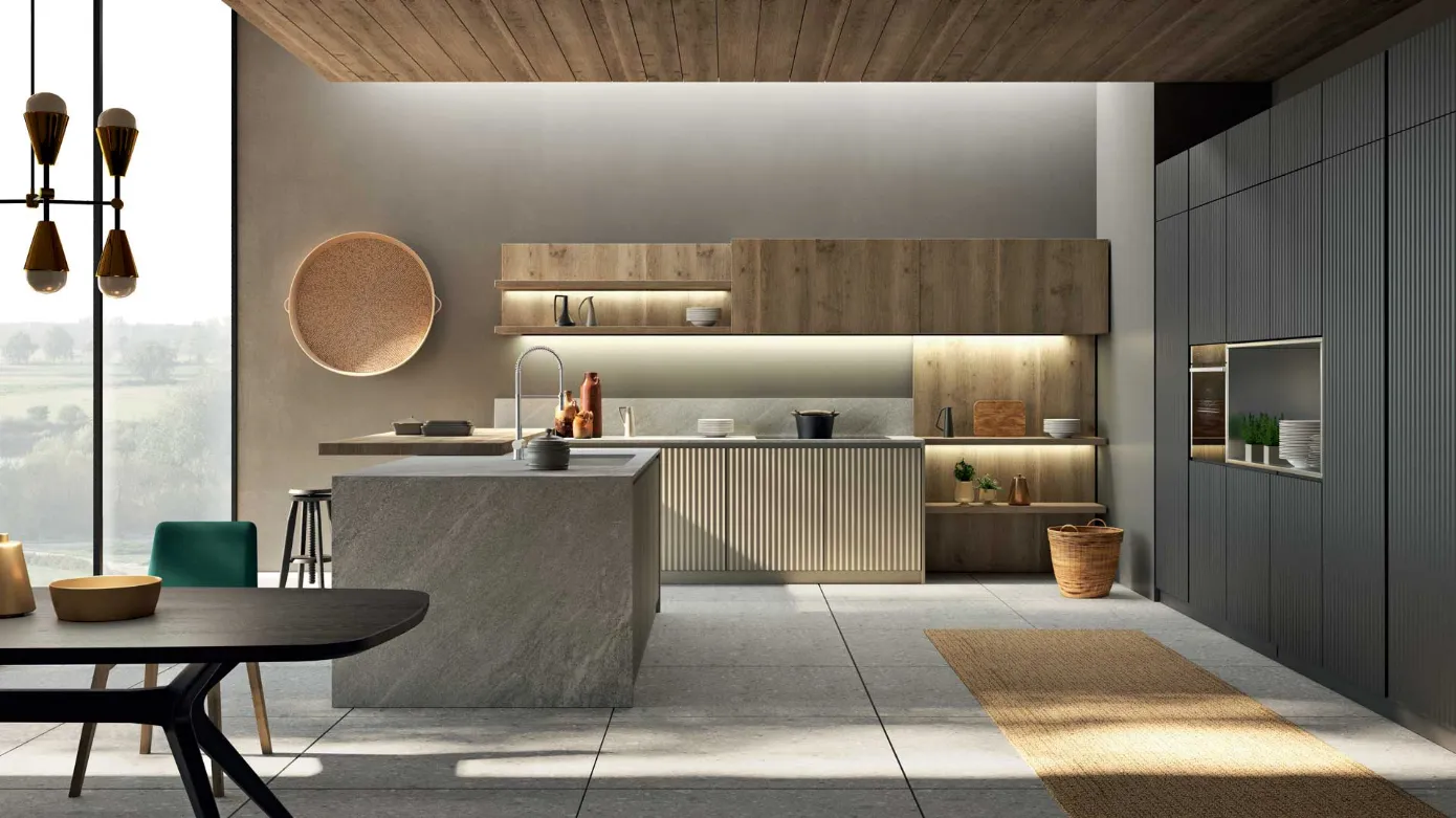 cucina di design in legno